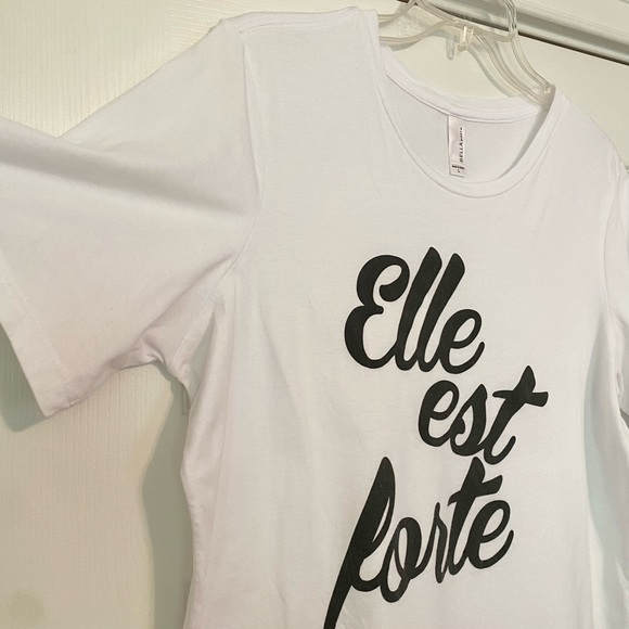 LIKE NEW WORN ONCE Elle Est Forte Proverbs 31 Shirt L - Picture 6 of 10